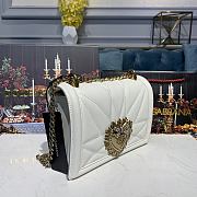D&G MEDIUM DEVOTION BAG WHITE SIZE 21 x 5 x 14 CM - 3