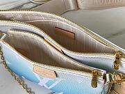 LV MULTI POCHETTE ACCESSOIRES BLUE M57633 SIZE 24 x 13.5 x 4 CM - 3
