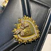 D&G SMALL DEVOTION BAG IN NAPPA LEATHER BLACK SIZE 19 x 11 x 4.5 CM - 6