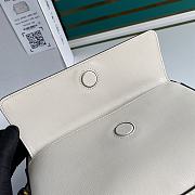 GUCCI HORSEBIT 1955 SMALL WHITE 645454 SIZE 22.5 x 17 x 6.5 CM - 4