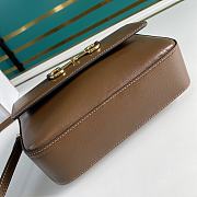 GUCCI HORSEBIT 1955 SMALL BROWN 645454 SIZE 22.5 x 17 x 6.5 CM - 4