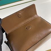 GUCCI HORSEBIT 1955 SMALL BROWN 645454 SIZE 22.5 x 17 x 6.5 CM - 6