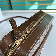 GUCCI HORSEBIT 1955 SMALL GG SUPREME BROWN 645454 SIZE 22.5 x 17 x 6.5 CM - 3