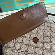 GUCCI HORSEBIT 1955 SMALL GG SUPREME BROWN 645454 SIZE 22.5 x 17 x 6.5 CM - 6