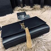 YSL Kate Medium In Smooth Leather Gold-tone Metal 354119 Size 24 x 14.5 x 5 cm - 2