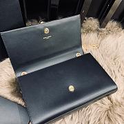 YSL Kate Medium In Smooth Leather Gold-tone Metal 354119 Size 24 x 14.5 x 5 cm - 5