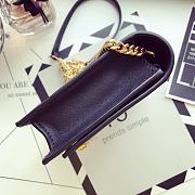 YSL KATE TASSEL CHAIN WALLET IN SMOOTH LEATHER 452159 SIZE 19x12.5x4 CM - 5
