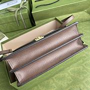 GUCCI OPHIDIA SMALL TOP HANDLE BAG WITH WEB 651055 SIZE 25x17.5x7 CM - 3