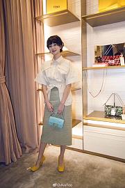 FENDI BAGUETTE BLUE 8BS017 SIZE 18.5 x 4.5 x 12 CM - 4