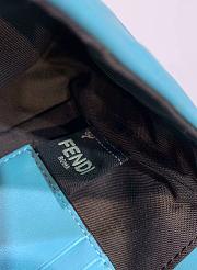 FENDI BAGUETTE BLUE 8BS017 SIZE 18.5 x 4.5 x 12 CM - 2