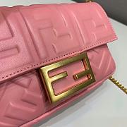 FENDI BAGUETTE PINK 8BS017 SIZE 18.5 x 4.5 x 12 CM - 4