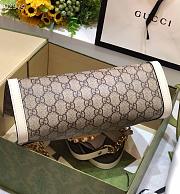 PADLOCK SMALL GG SHOULDER BAG WHITE 498156 SIZE 26x18x10 CM - 3