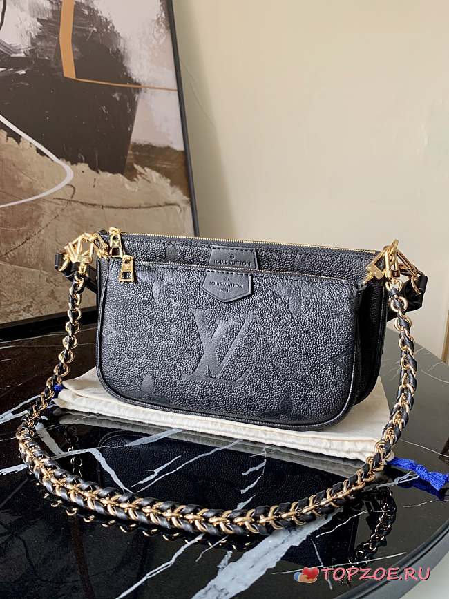 LV MULTI POCHETTE ACCESSOIRES M80399 SIZE 25x14.5x4.5 CM - 1