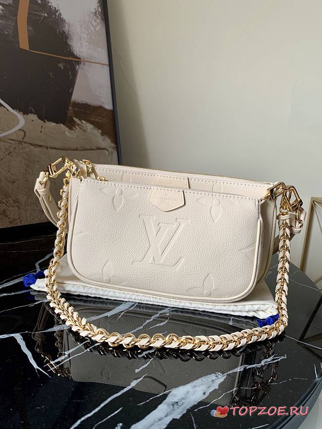 LV MULTI POCHETTE ACCESSOIRES M80447 SIZE 25x14.5x4.5 CM - 1