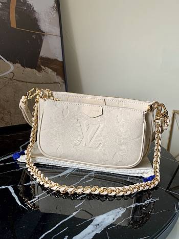 LV MULTI POCHETTE ACCESSOIRES M80447 SIZE 25x14.5x4.5 CM