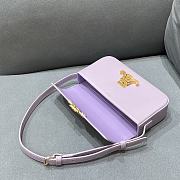 CELINE TRIOMPHE SHOULDER BAG LAVENDER GREY 194143 SIZE 20 x 10 x 4 cm - 4