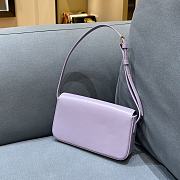 CELINE TRIOMPHE SHOULDER BAG LAVENDER GREY 194143 SIZE 20 x 10 x 4 cm - 5
