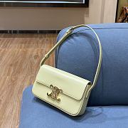 CELINE TRIOMPHE SHOULDER BAG PAPYRUS 194143 SIZE 20 x 10 x 4 cm - 2