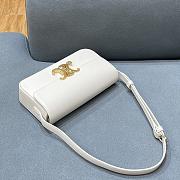 CELINE TRIOMPHE SHOULDER BAG WHITE 194143 SIZE 20 x 10 x 4 cm - 6