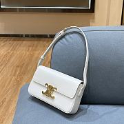 CELINE TRIOMPHE SHOULDER BAG WHITE 194143 SIZE 20 x 10 x 4 cm - 4