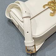 CELINE TRIOMPHE SHOULDER BAG WHITE 194143 SIZE 20 x 10 x 4 cm - 3