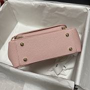 CHANEL MINI FLAP BAG WITH HANDLE LIGHT PINK 93749 SIZE 19 x 7 x 14 CM - 6