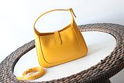 JACKIE 1961 MINI SHOULDER BAG YELLOW 637091 SIZE 19 x 13 x 3 CM - 3