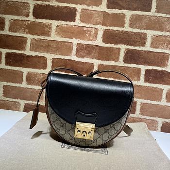 PADLOCK SMALL SHOULDER BAG 644524 SIZE 22 x 19.5 x 6.5 CM