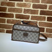 MINI BAG WITH INTERLOCKING G ‎658572 SIZE 22.5 x 14 x 7 CM - 1