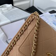 SMALL HOBO BAG BEIGE 19CM - 4