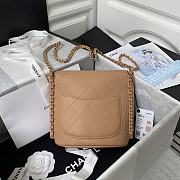 SMALL HOBO BAG BEIGE 19CM - 3