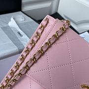 SMALL HOBO BAG LIGHT PINK 19CM - 3