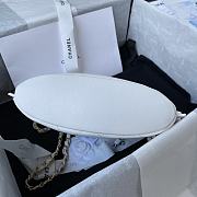 SMALL HOBO BAG WHITE 19CM - 6