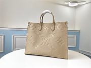 LV ONTHEGO GM M44576 CREAM WHITE SIZE41CM - 5