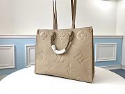 LV ONTHEGO GM M44576 CREAM WHITE SIZE41CM - 3
