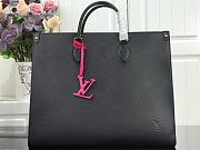 LV ONTHEGO BAG M56080 EPI BLACK 41CM - 1