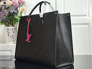LV ONTHEGO BAG M56080 EPI BLACK 41CM - 2