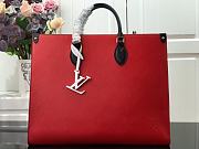 LV ONTHEGO BAG M56080 EPI RED 41CM - 1
