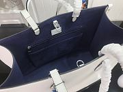 LV ONTHEGO BAG M56080 EPI WHITE 34CM - 3