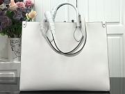 LV ONTHEGO BAG M56080 EPI WHITE 34CM - 5