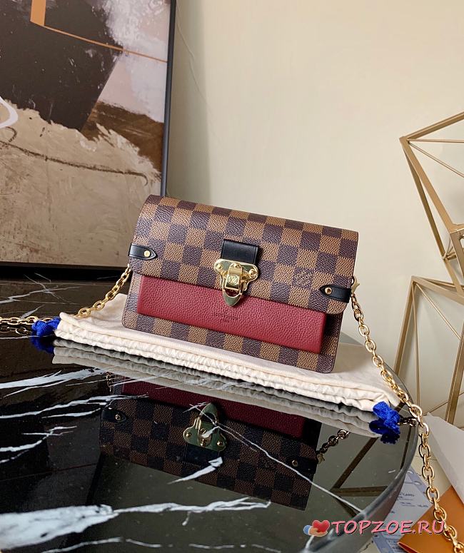 LV VAVIN CHAIN WALLET N60222 SIZE 19 x 12.5 x 4 CM - 1