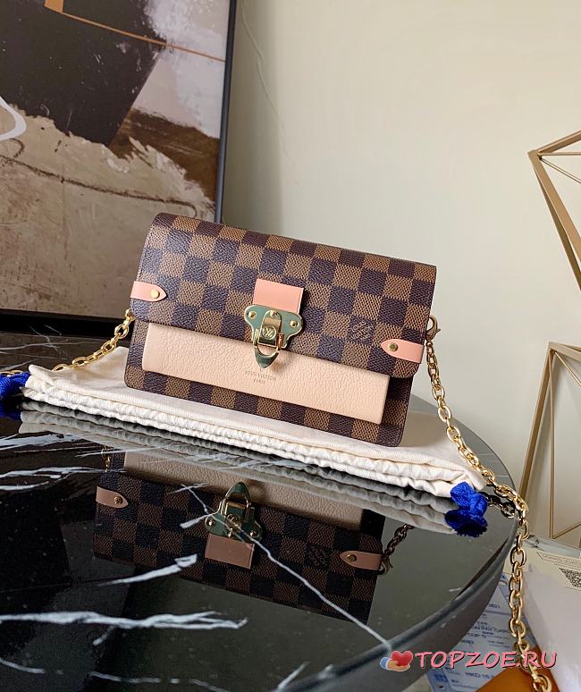 LV VAVIN CHAIN WALLET N60237 SIZE 19 x 12.5 x 4 CM - 1