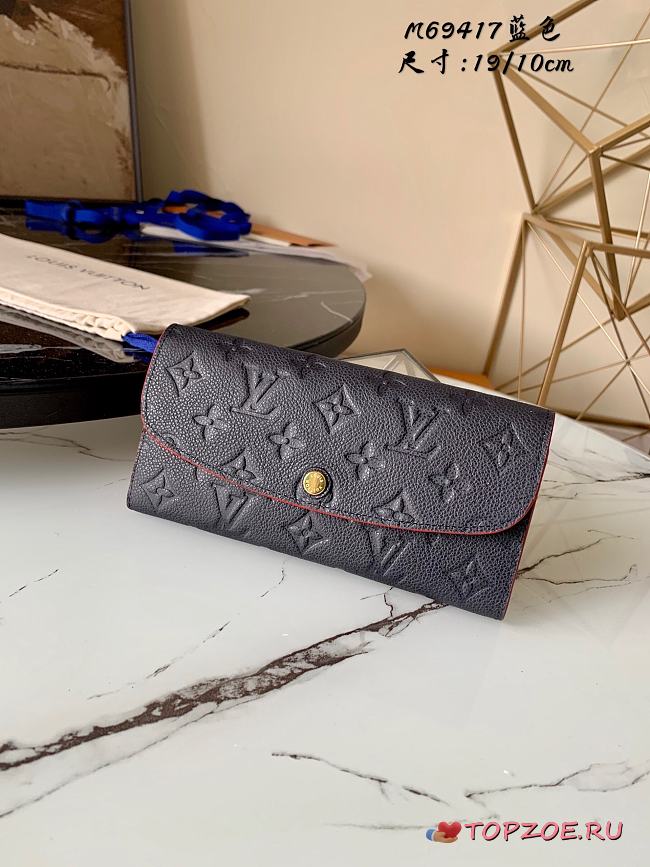 LV EMILIE WALLET M69417 SIZE 19 x 10 x 2 CM - 1