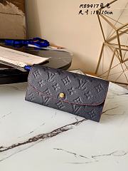 LV EMILIE WALLET M69417 SIZE 19 x 10 x 2 CM - 1