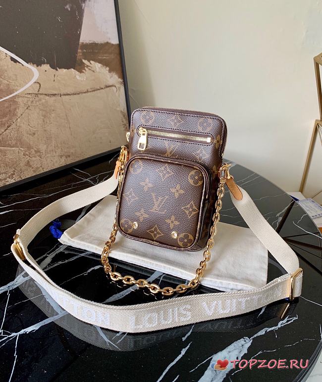 LV UTILITY PHONE SLEEVE M80746 SIZE 16 x 19 x 6 CM - 1