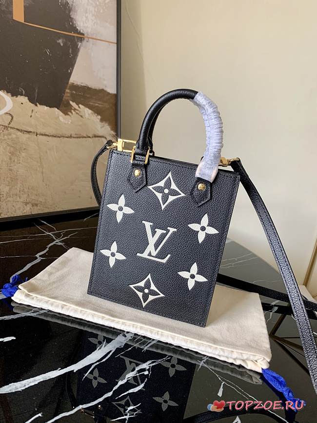 LV PETIT SAC PLAT M57937 SIZE 14 x 17 x 5 CM - 1