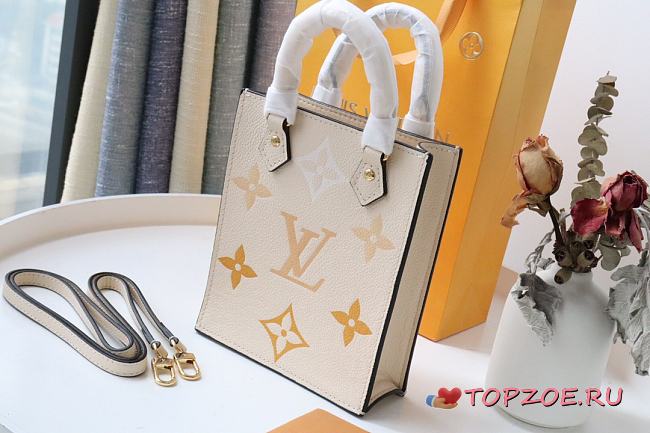LV PETIT SAC PLAT M80449 SIZE 14 x 17 x 5 CM - 1