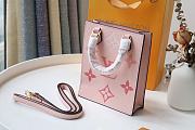 LV PETIT SAC PLAT PINK M80449 SIZE 14 x 17 x 5 CM - 3