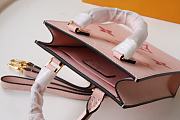 LV PETIT SAC PLAT PINK M80449 SIZE 14 x 17 x 5 CM - 4