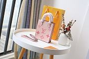 LV PETIT SAC PLAT PINK M80449 SIZE 14 x 17 x 5 CM - 5